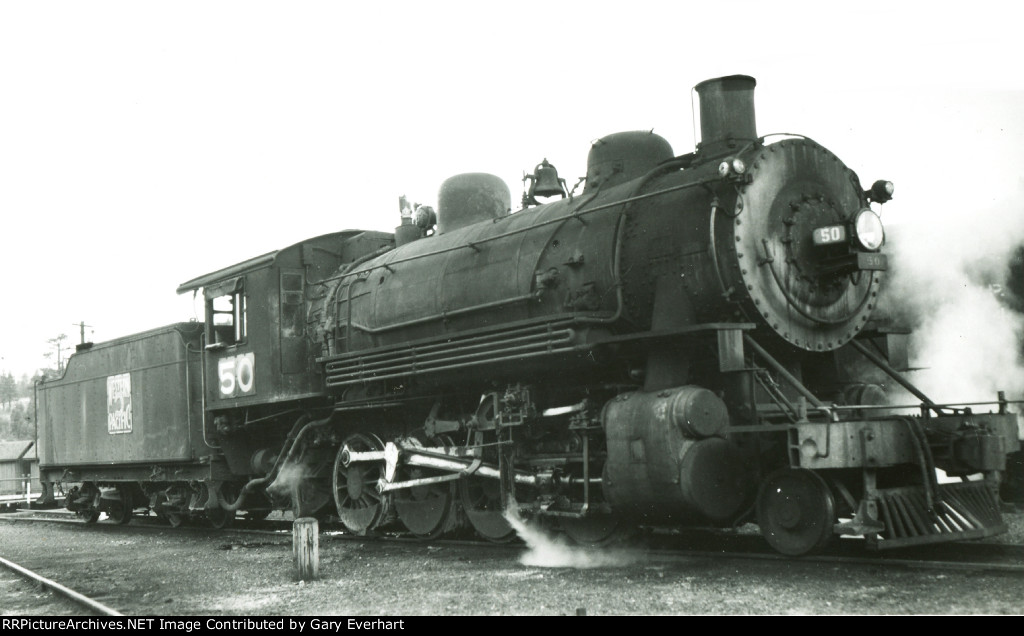 WP 2-8-0 #50 - Western Pacific